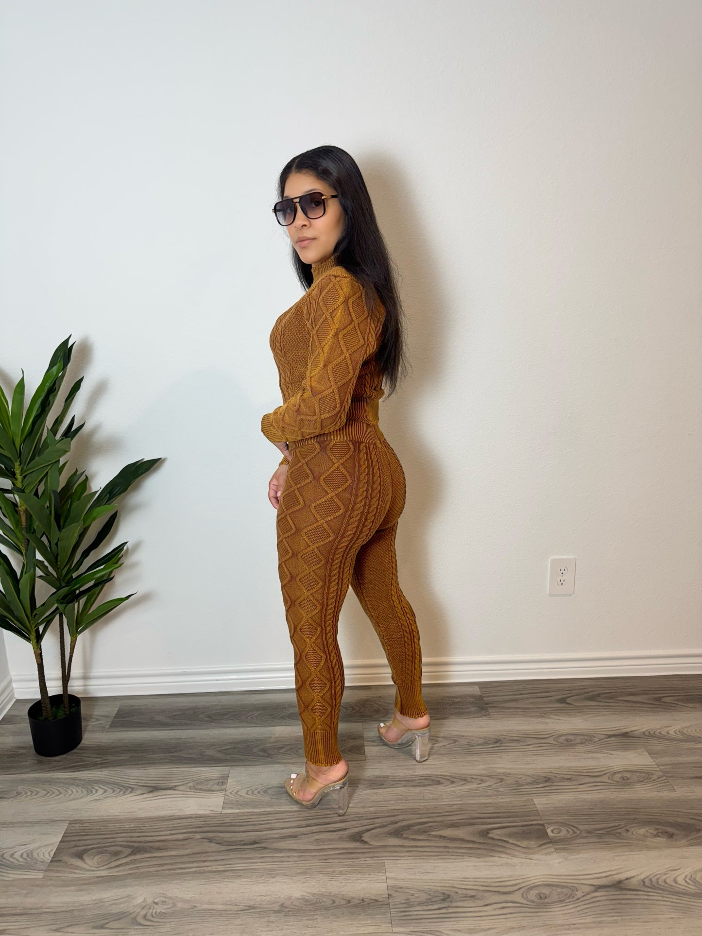 Lennox Knitted Set- Camel